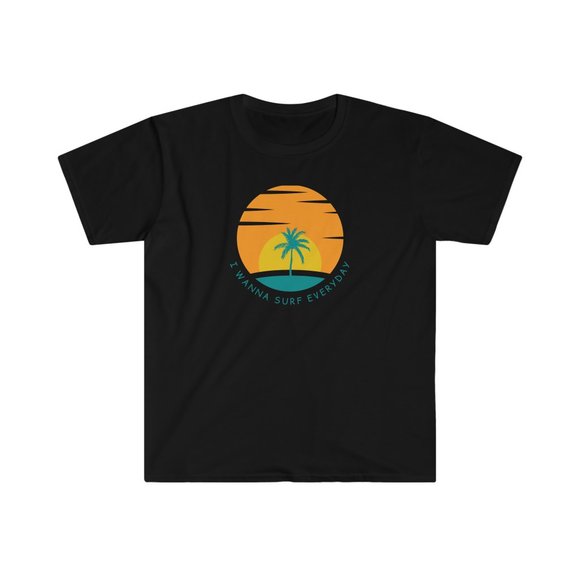 "I Wanna Surf Everyday" T Shirt - Picture 6 of 14